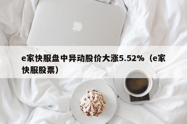 e家快服盘中异动股价大涨5.52%（e家快服股票）