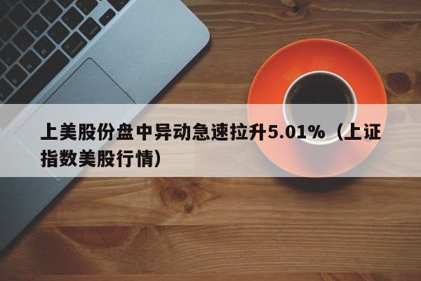 上美股份盘中异动急速拉升5.01%（上证指数美股行情）