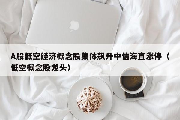 A股低空经济概念股集体飙升中信海直涨停（低空概念股龙头）
