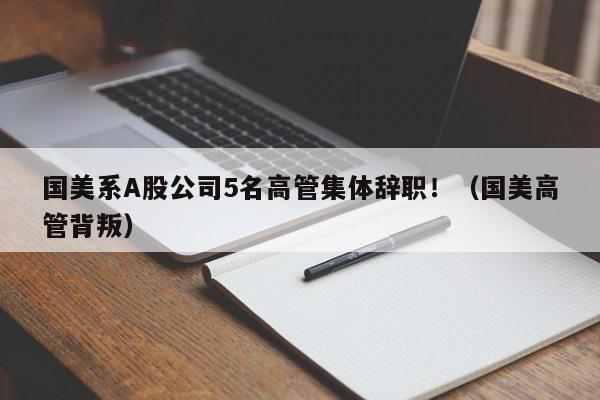 国美系A股公司5名高管集体辞职！（国美高管背叛）
