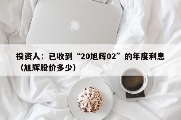 投资人：已收到“20旭辉02”的年度利息（旭辉股价多少）