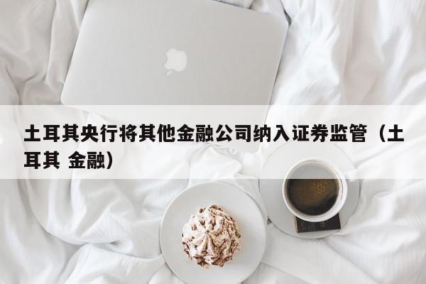 土耳其央行将其他金融公司纳入证券监管（土耳其 金融）